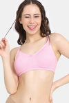Rosaline Cyber Grove Everyday Double Layered Non Wired 3/4th Coverage T-Shirt Bra (Pack of 2) - Multicolor — thumbnail 2